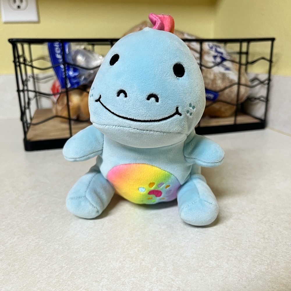 Moriah Elizabeth blue dinosaur plush